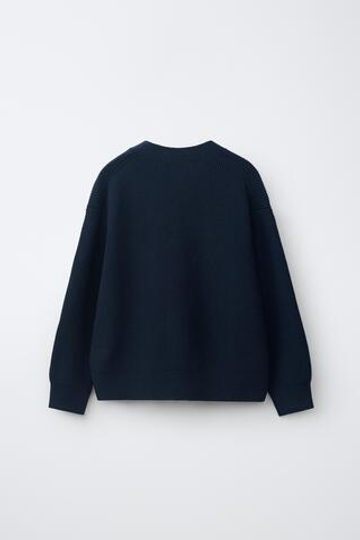 ZARA ЖЕМЧУЖНЫЙ КАРДИГАН, МОРСКОЙ ТЕМНО-СИНИЙ