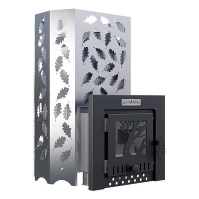 Печь банная "DUBOK-20" INOX 3 мм с закрытой каменкой