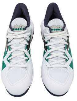 Мужские теннисные кроссовки Diadora B.Icon 2 AG - white/black/blue corsair