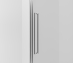 Душевой уголок Vincea Слим-Н (Slim-N) VSR-4SNP1010CLGM, 1000*1000, вороненая сталь, стекло прозрачное