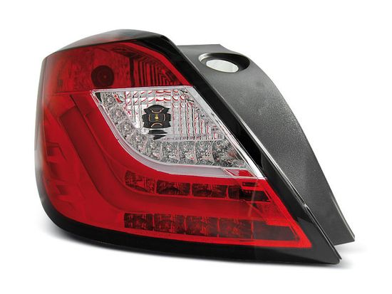 Задние фонари red white led для Opel Astra H 3D GTC