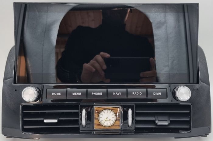 Магнитола для Lexus GX470 J120, Toyota Land Cruiser Prado 120 (климат на большом экране) - Kuberg ZH-T1214H монитор 12.3" на Android 12, Быстрая, CarPlay, 4G SIM-слот