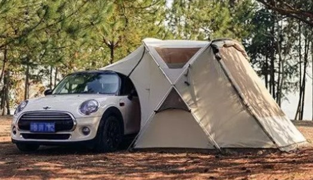 Палатка Naturehike Cloud wild car, 2-местная, алюминиевый каркас, песочная, артикул CNH22ZP014-KH