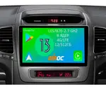 Магнитола для KIA Sorento 2 XM 2012-2020 с экраном климата снизу (рамка накладка) - Airoc 2K AU-2301 на Android 13, Быстрейшая, SIM-слот