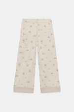 ДЖИНСЫ TAPERED СО СРЕДНЕЙ ПОСАДКОЙ И ЦВЕТОЧНЫМ ПРИНТОМ — ZW COLLECTION — ZARA