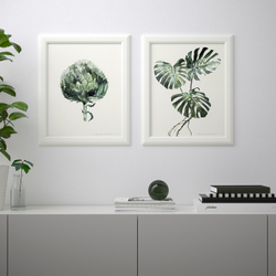 IKEA BILD (ИКЕА БИЛД) — Постер, Зеленые листья, 40x50 см, фото 2