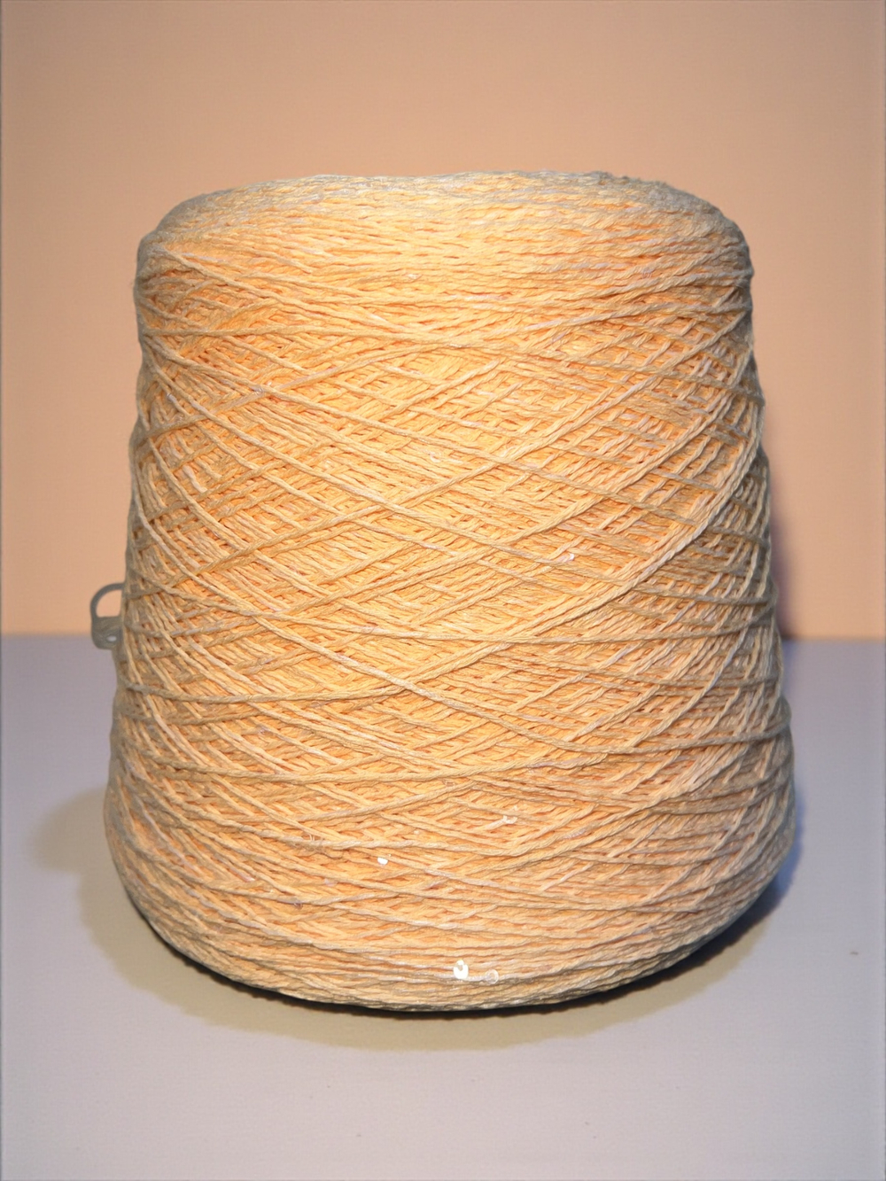 Бобинная пряжа Cotton Paillettes (Melone)