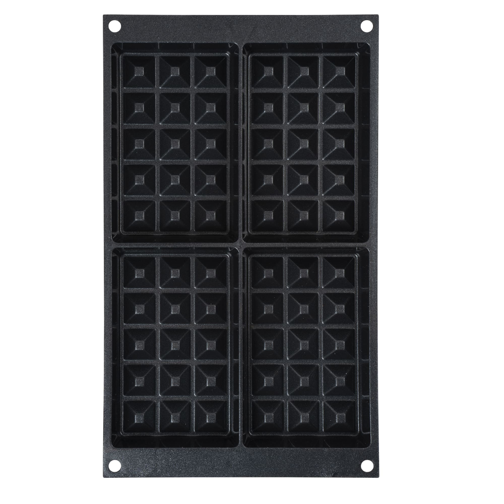 Форма для выпечки вафель на 4 ячейки силиконовая Patisse Starflex 29х17х2 см