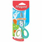 Ножницы MAPED (Франция) "Kidicut", 120 мм, безопасные лезвия, ассорти, картонная упаковка с европодвесом, 037800