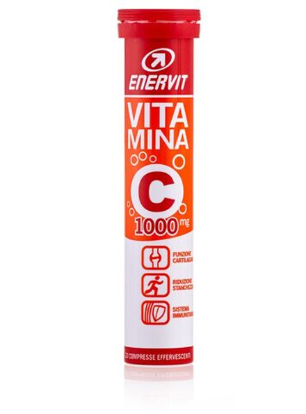 Шипучие таблетки Enervit Vitamina C 1000mg - orange