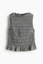 Топ со сборками и оборками - H&M