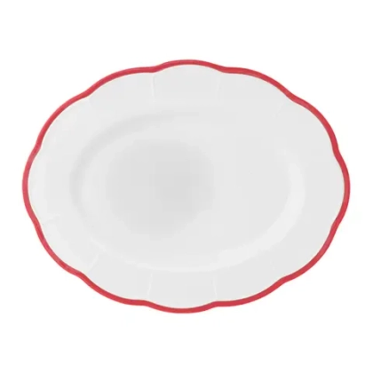 Блюдо овальное Red Rim (35 см)