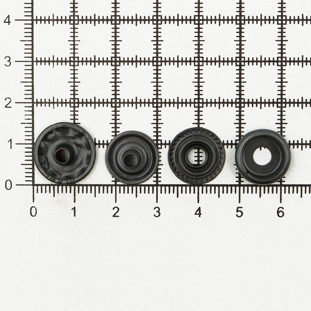 Кнопка Дельта (O-образная) ⌀15.0 мм, ≈720 шт, №61, МЕТАЛЛ, оксид, NEW STAR