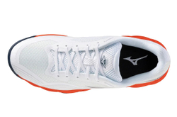 Теннисные кроссовки Mizuno Wave Enforce Court 2 AC - white/insignia blue/orange