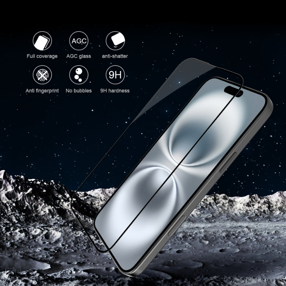 Защитное стекло Nillkin 3D CP+ MAX для iPhone 16 Plus