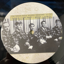 Винтажная виниловая пластинка LP The Beach Boys Studio Sessions 61 62 (Италия, 2000)