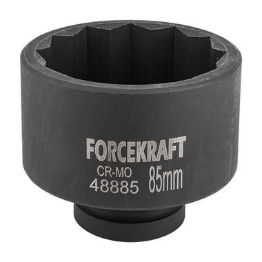 Головка ударная 1'', 85мм (12гр.) FORCEKRAFT FK-48885