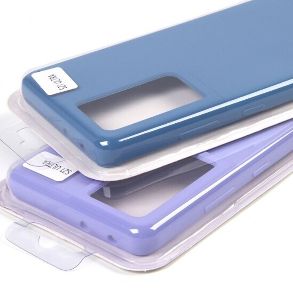 Панель для Samsung Galaxy S21 Ultra, SoftTouch, 007002 Светло-синий