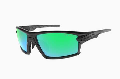 Спортивные очки Demetz Mud / Mat Black / Mat Green 67-16 Polarized Pink With Green Mirror Cat.3