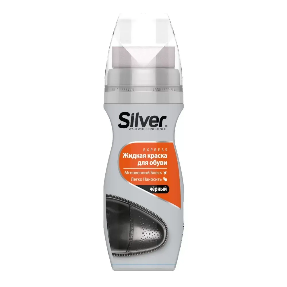 Жидкая кожа Silver, 75мл, чёрный Жидкая кожа Silver, 75мл, чёрный