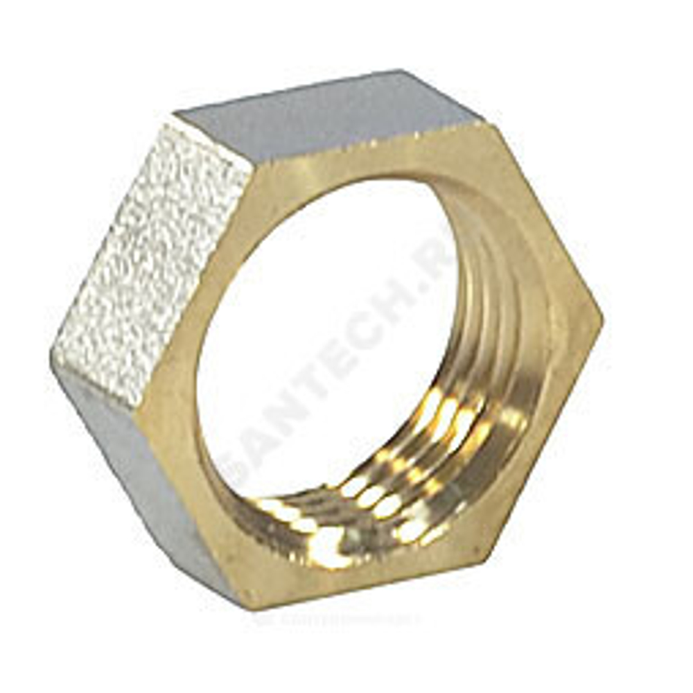 Контргайка латунь никель Ду 50 (2") ВР 9020 ГОСТ 32585-2013 Aquasfera 9020-06