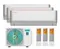 Мульти сплит-система Hisense 3 x AMS-09UW4RYCHD00(C,S) / AMW3-24U4RJC