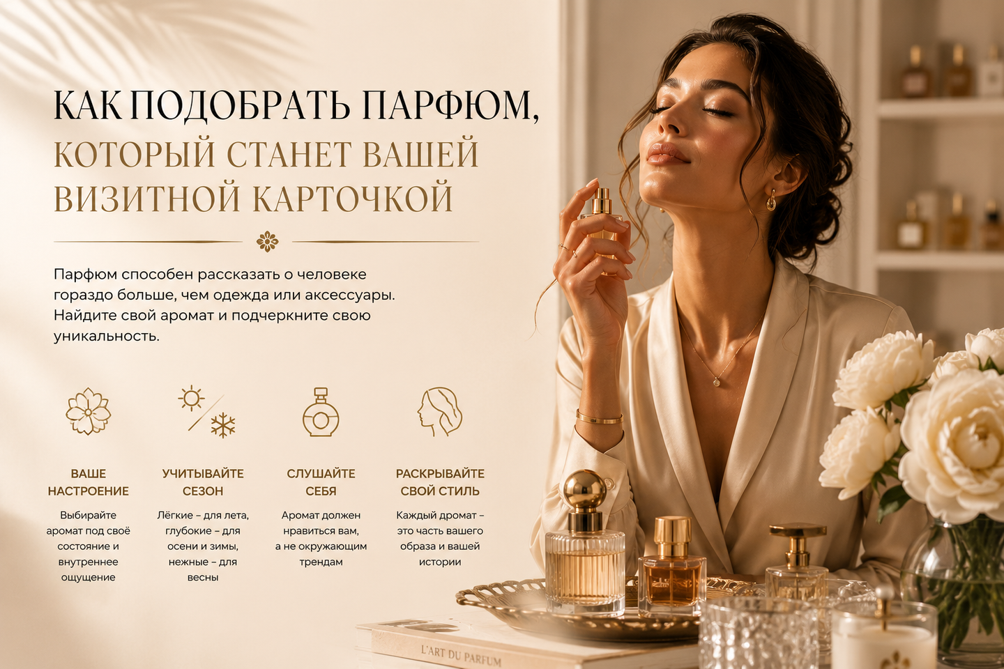 Как подобрать парфюм, который станет вашей визитной карточкой