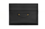 Balenciaga Neo Classic Solid Color Cow Leather Card Holder Card Holder Women"s Black