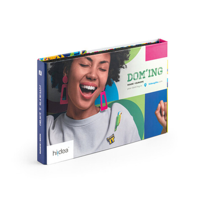 PIN & DOMING SHOWCASE. Папка с образцами 2 в 1 Пины и Объемные наклейки
