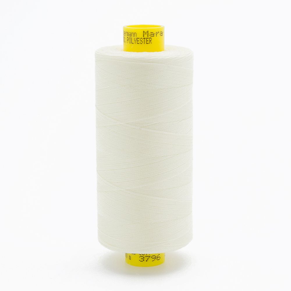 Нитка Gutermann Mara 120 (1000 метров), 1 кат., универсальная | 3796 св.кремовый