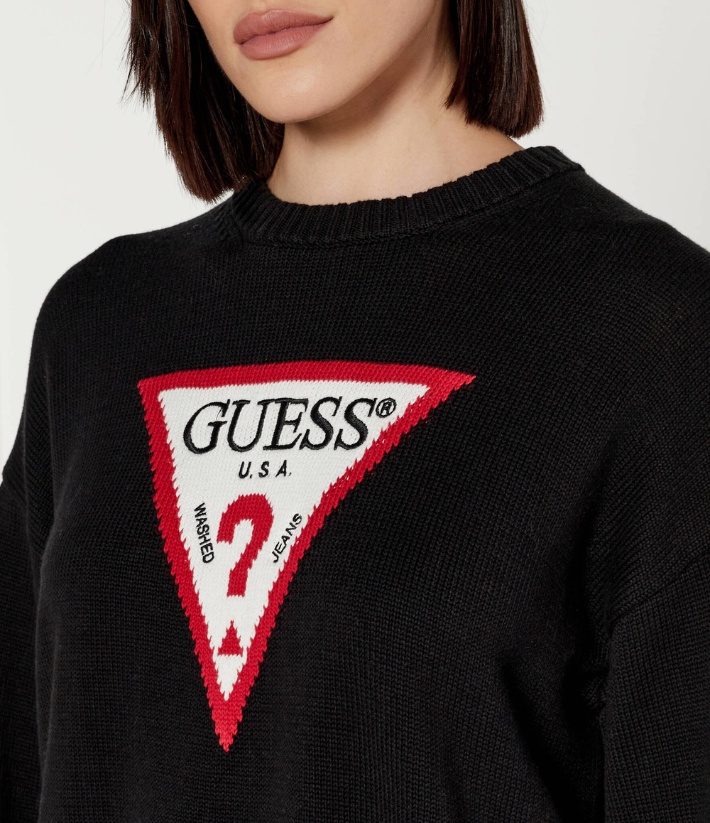 Свитер Guess Jeans - черный(W4BR12 Z3HM1)