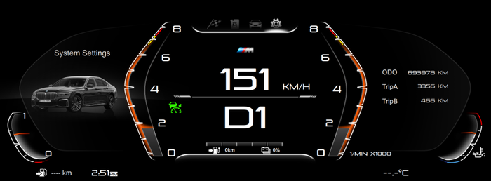 Электронная панель приборов для BMW X1 E84 2006-2015 - RDL с 11" QLED экраном