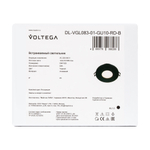 Встраиваемый светильник Voltega DL-VGL083-01-GU10-RD-B