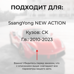 Ремкомплект ограничителей дверей SsangYong NEW ACTION CK (2 двери, тип 36) 2010-2023