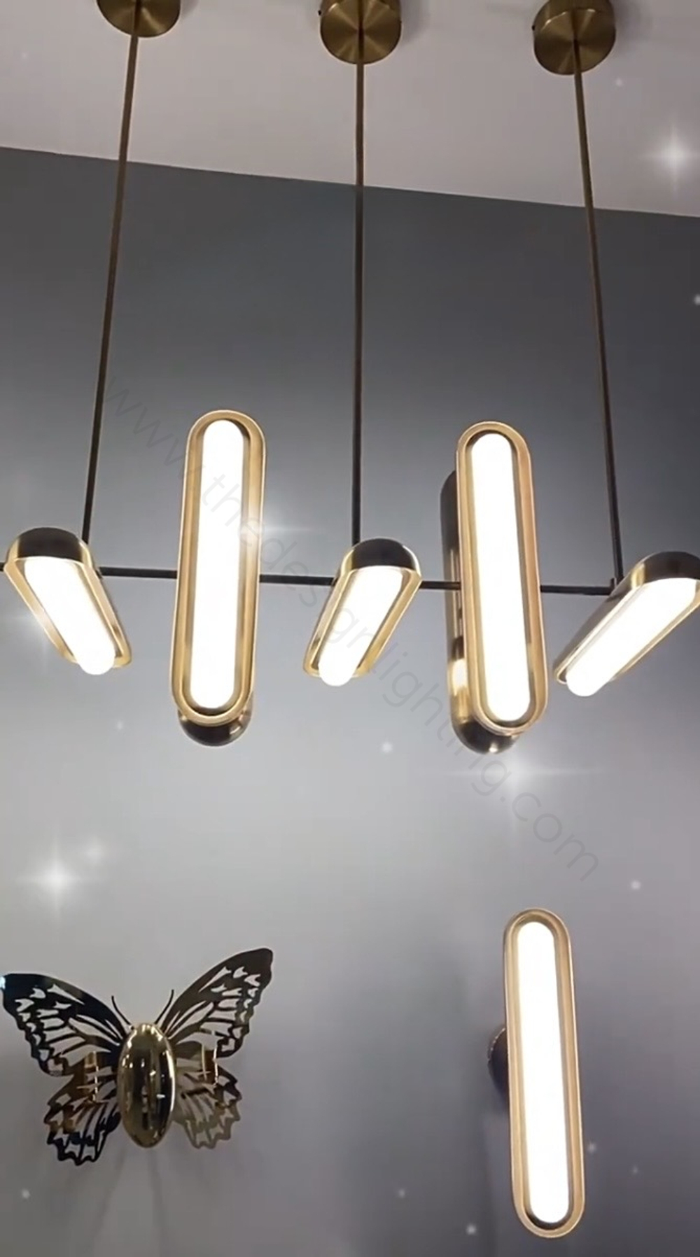 Pendant design lamp Circuit by Apparatus ( 7 lampshades)