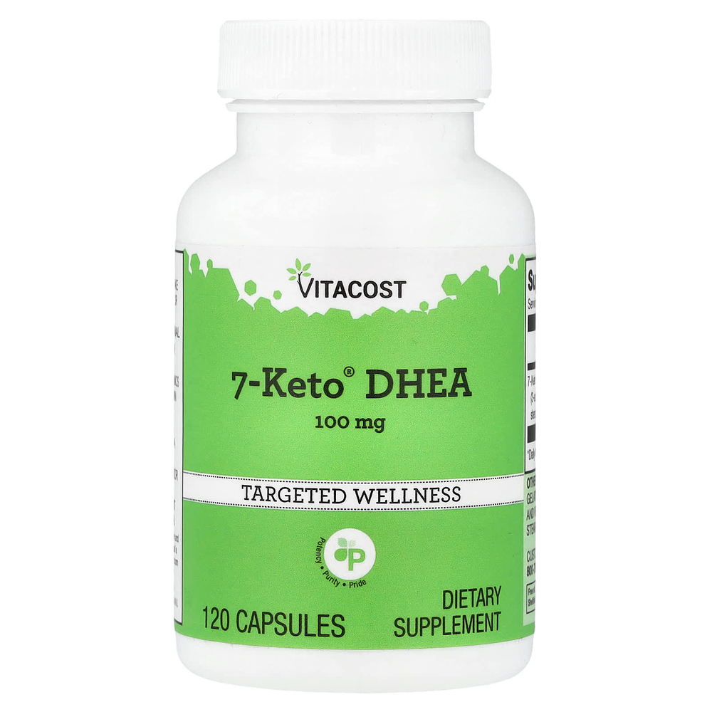Vitacost, 7-Keto® DHEA, 100 mg, 120 Capsules
