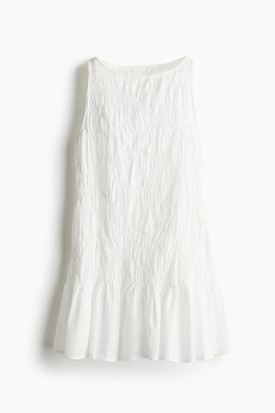 Хлопковое платье со сборками - H&M