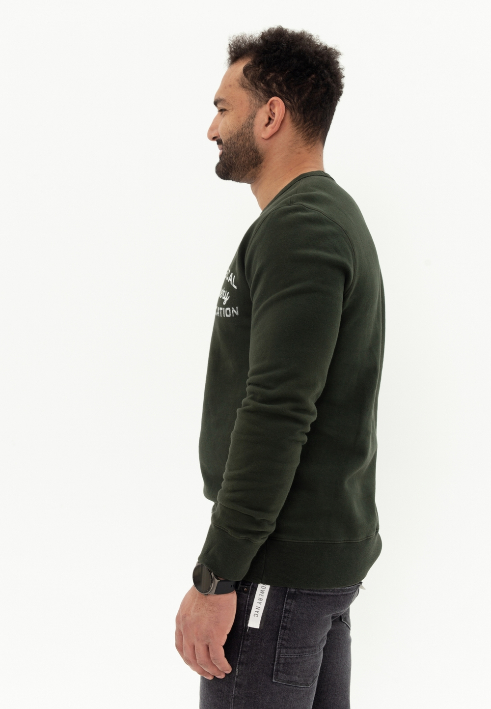 Свитшот Bowery NYC "Physical Education" Fleece Forest Green