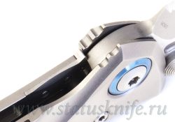 Нож Microtech Socom Bravo 261-8CFTI Partially Serrated Tanto Blue Collarфотография - 7