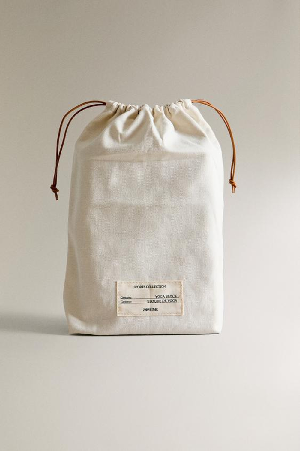 ZARA HOME ПРОБКОВЫЙ БЛОК ДЛЯ ЙОГИ, КОРИЧНЕВЫЙ