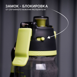 Спортивная бутылка для воды с распылителем PINKAH