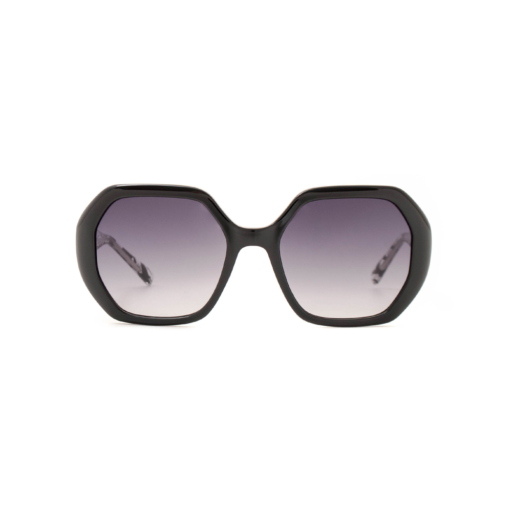 Солнцезащитные очки Dackor 128 Black шестигранник черные