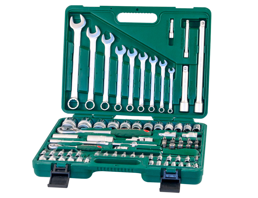 S04H52482S Набор инструмента универсальный 1/4", 1/2"DR, 82 предмета