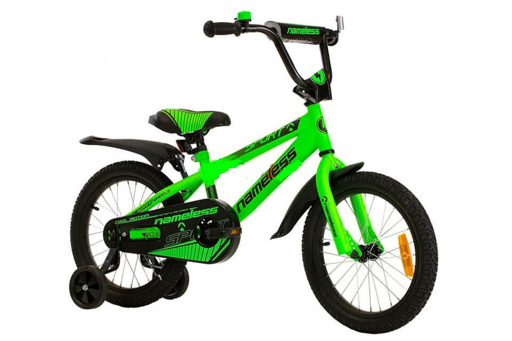 Велосипед 20" NAMELESS SPORT, зеленый/черный