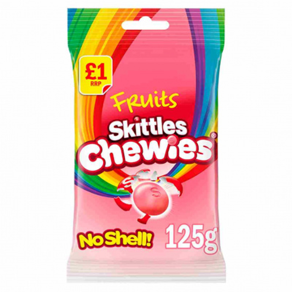 Скитлс Драже Chewies Fruits 125гр (12шт)