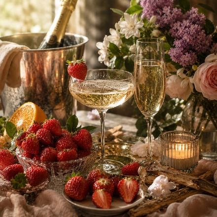 Клубника и шампанское (Strawberries & Champagne)