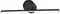 Настенный светильник Line 10281/1LED Black Escada
