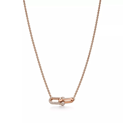 Подвеска из розового золота 18к с бриллиантами 💠 Tiffany - HardWear - В наличии