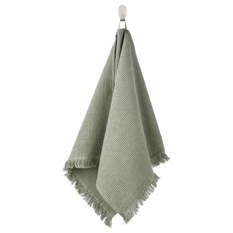 Полотенце IKEA VALLASAN (ВАЛЛАСОН), Хаки, 40х70 см