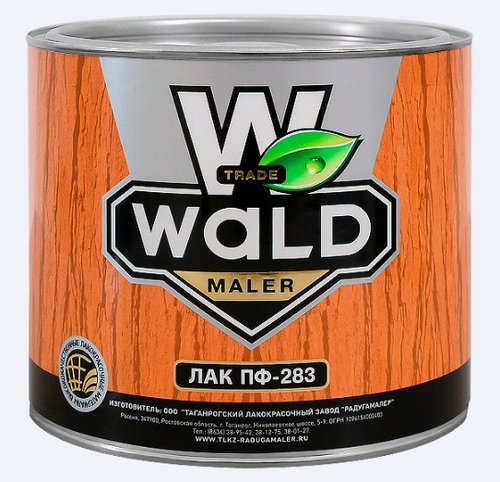 Лак ПФ-283 гл.бесцвет. WALD  1,9кг  РАДУГА